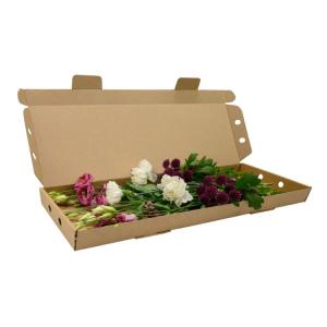 China Custom Logo Printing Paper Letter Flower Packaging Shipping Boxes For Roses supplier