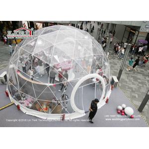 China Clear Geodesic Dome Tents With Clear Cover For Outdoor Parties And Weddings supplier
