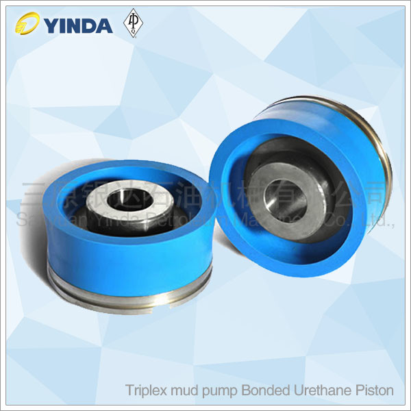 China Pistão ligado Triplex do uretano do pistão de bomba da lama com líquidos de nivelamento de transtorte de borracha da lama do plutônio supplier