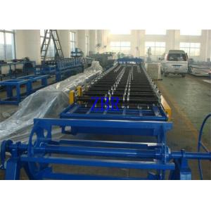 China Mould Hydraulic Cutting Roof Panel Roll Forming Machine 15M / Min Processing Speed supplier