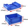 China Foldable Plastic Crate The Ideal Choice for Efficiently Transporting Parts and Goods wholesale