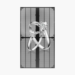 China High Definition LED Grille Screen IP65 Transparency LED Grille Display wholesale