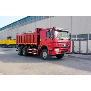 China Large power HOWO 6X4 Euro III Red Heavy Duty Dump Truck for unloading supplier