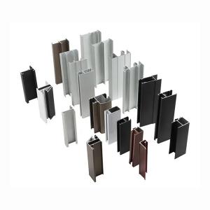 Black Aluminum Frame Casement Window Profiles Tilt And Turn Window Aluminium Frame