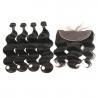 Unprocessed Brazilian Remy Human Hair Extensions Body Weave Lace Frontal