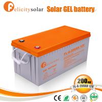 China Felicity solar battery 12v 200ah pack 12v 100ah 150ah gel battery batteries solar 200ah on sale