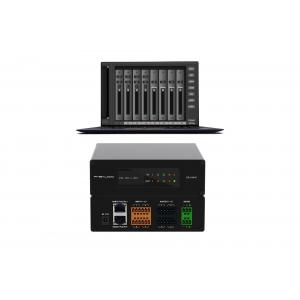 China RS485 Control Dante Audio DSP , Mini Audio Interface With PoE Power Supply supplier