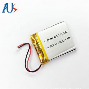 Customized Rechargeable LiPo Battery 3.7V 700mAh Lithium LiPo Cell