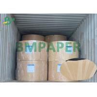 China 30lb Extensible Sack Bulk Brown Kraft Paper For Cement Bags In Roll on sale