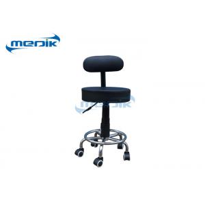 Height Adjustable  Hospital Furniture Chairs Medical Doctor Stool With Backrest