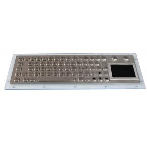 IP65 Stainless Steel USB kiosk Keyboard With Touchpad with any customized layout