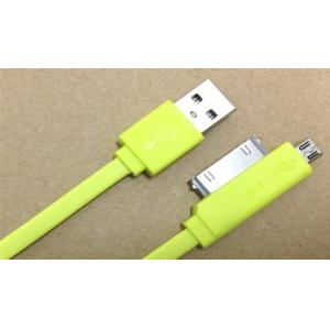 China 2 in 1 Data & Charge Cable to iphone4+micro usb wholesale