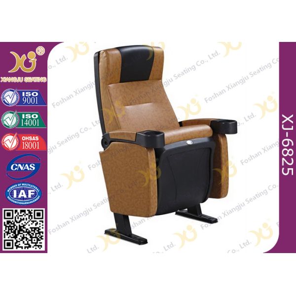 Cold Molded PU Sponge PP Shell Cinema Theater Chairs For Concert Hall