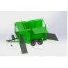 Flexible And Versatile Dual Axle Lawn Mowing Trailer 8 X 5 Ft With Brake Away
