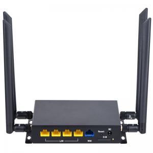 China 300Mbps WS988 Unlock 4G Wifi Router Black Metal Shell Rj45 Port supplier