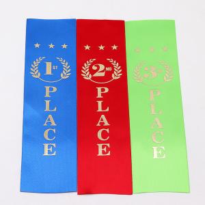 Colored Custom Sports Ribbons , High Durability Athletics Place Ribbons