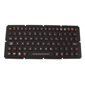 Teclado industrial del silicón de IP65 EMC usado para el ordenador construido sólidamente