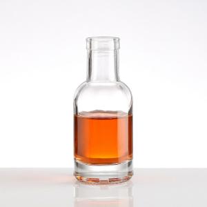 China 25ml Rum 25ml Alcohol Gin Vodka Whiskey Glass Bottles for Beverage Packaging Solution supplier