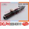 China BEBE4E00101 Delphi Diesel Engine Fuel Injector BEBE4E00101 For DETROIT DIESEL FE4E00001 wholesale