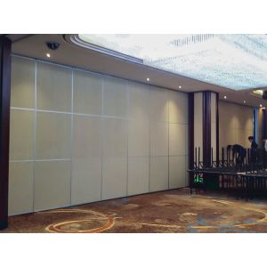 China Movable Partition Wall with STC Rating 42-56dB 6061-T6 Aluminum Frame and Q235 Steel Core for Office and Hotel wholesale
