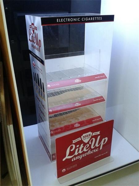 注文のアクリルのe液体表示case/e液体のびんの表示