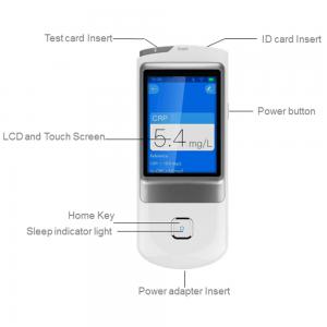 2.8 Inch Touch Screen Quantitative Immunoassay Analyzer POCT Dry Chemistry Analyzer