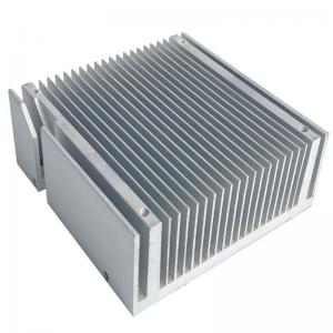 China Aluminum Heat Sink With High Power High Density Fins AL6063-T5 Anodizing Clear supplier