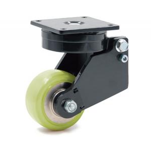 600kg 125mm Pu Caster Wheel Industrial Swivel Wheels For Automatic Boot Car