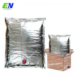 China 3L/5L/10L Food Grade Plastic Wine Bag In Box With Custom Printing supplier