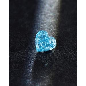 China IGI 1-1.99Carat Blue Loose Heart Diamond Man Made Real Diamonds supplier