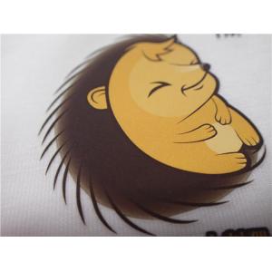 China Cartoon Pattern Silk  Screen Heat Transfer Wash Labels For Garment Or Bags supplier