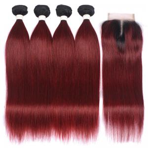 China Silky Straight 24 Inch Clip In Hair Extension , Real Human Hair Weave supplier