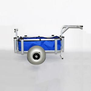 Aluminum Frame Beach Fishing Cart With Balloon Wheels 220 Lbs