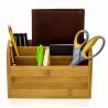 Desk Organizer Caddy for Office Supplies Pen Holder & Desk Accessories Bamboo