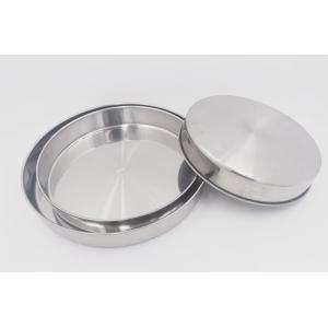 3pcs Hot sale commercial non stick steel deep dish microwave round anodized pizza pan