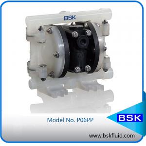 China Low Pressure Plastic Air Driven Double Diaphragm Pump For Strong Acid Strong Alkali Liquids supplier