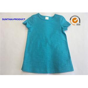China Color Customized Plain Baby Clothes Comfortable Kids Short Sleeve Shirts supplier