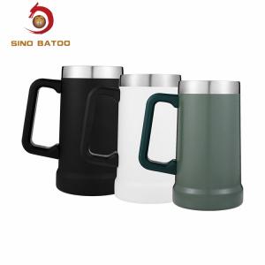 24oz 700ml Stainless Steel Travel Mug With Handle