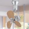 China Light Duty LED Ceiling Fan Lights , Wall Mounted Oscillating Fans With Remote Control wholesale