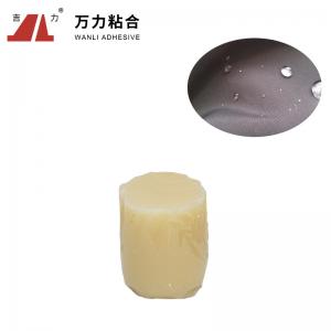 China Membrane Textile Adhesive Glue Lamination , Hot Melt Fabric Bonding Glue PUR-4100 supplier