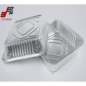 Refectory Square Foil Trays Foil Serving Trays With Lids 1400ml
