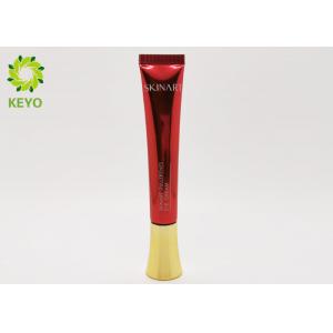 China PE Plastic Cosmetic Cream Tube , Shiny Red Color 0.67 OZ Eye Cream Tube supplier