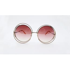 Idée 100% ronde UV de conception de mode des lunettes de soleil 2019 en métal d'accessoires de mode des dames