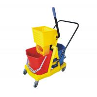 Commercial Cleaning 23 Liters Double Bucket Wringer Trolley
