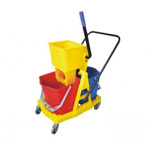 Commercial Cleaning 23 Liters Double Bucket Wringer Trolley