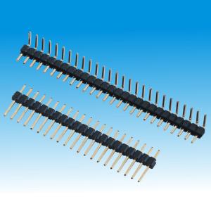 China Одиночный заголовок Pin мужчины AMP 2.0mm PA6T строки 1,5 для PCB supplier
