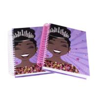 China Personalized Spiral Notebook Printing Service Plastic Coil With Pocket on sale