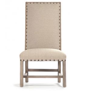 China wood design dining chair french provincial dining chairs oak fabric dining chair supplier
