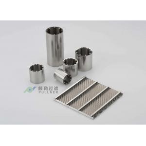 Metal Wedge Wire Stainless Steel Mesh Water Filters , Stainless Steel Membrane Filter