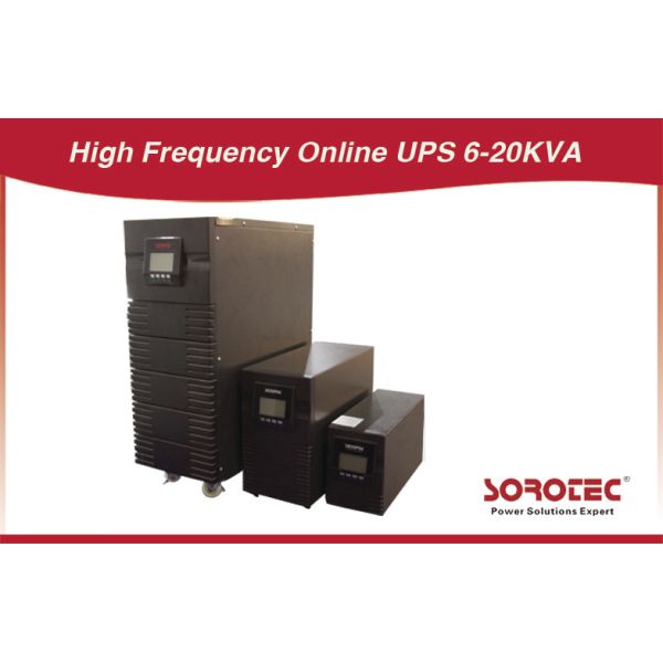 statut de 10KVA/8000W 110V UPS avec la valeur courante de remplissage à l'ordinateur